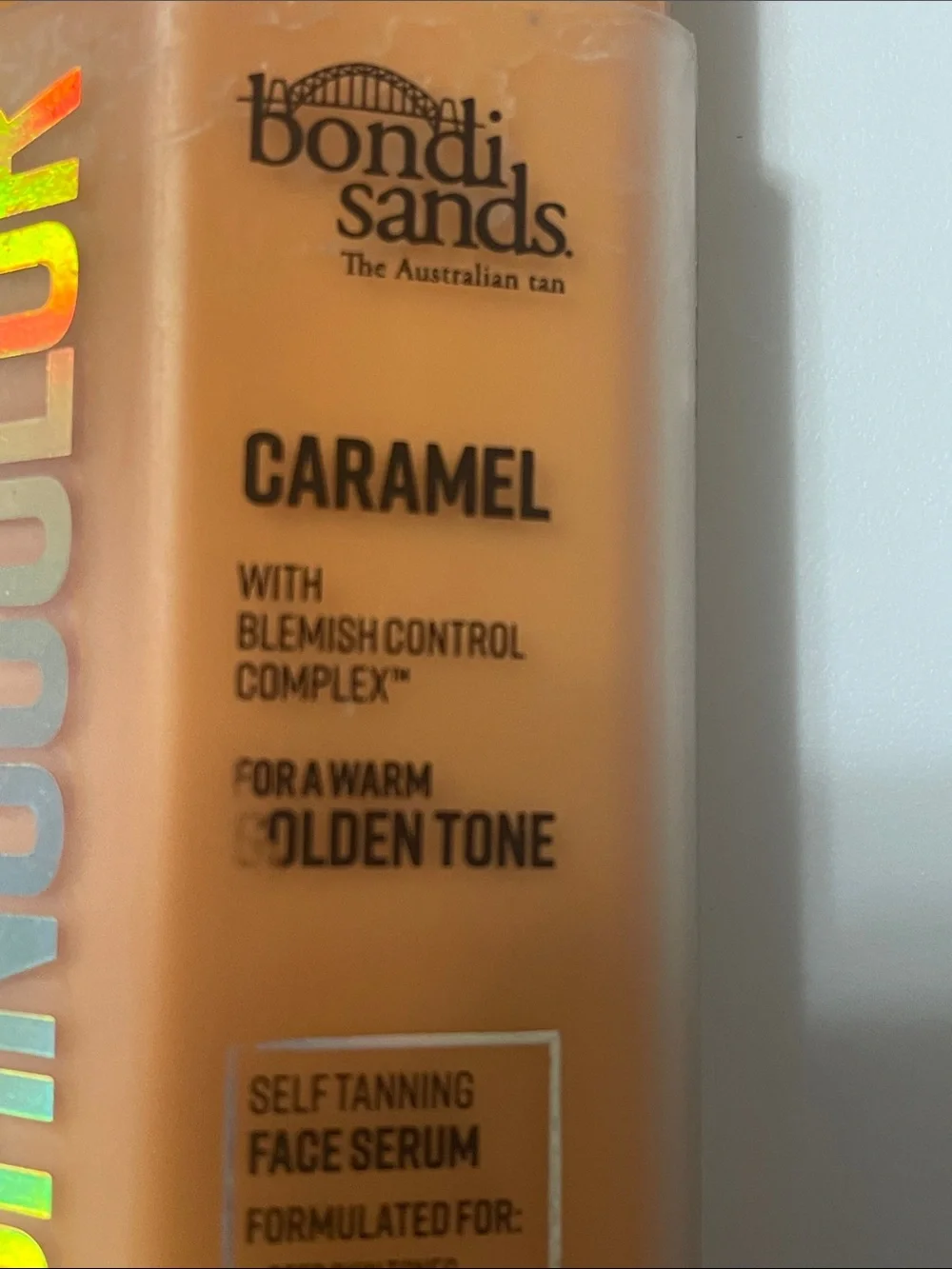 Bondi Sands Technocolor Caramel Self-Tanning Face Serum - Orange NEW 3 pack